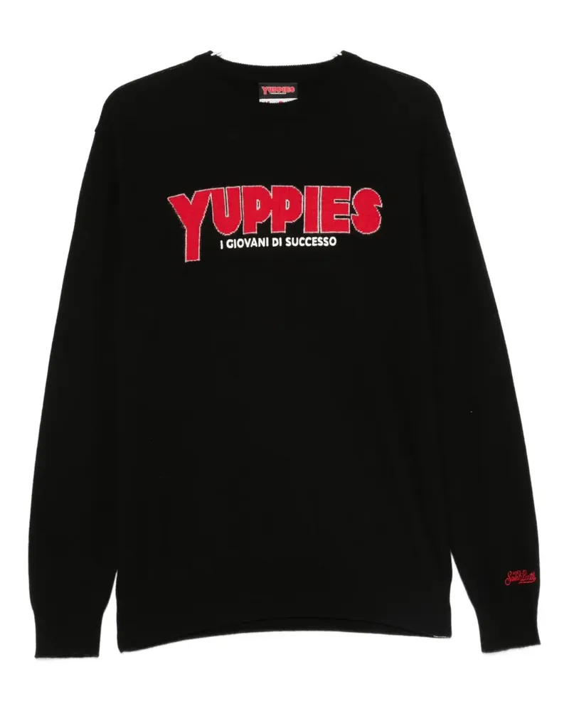 MC2 Saint Barth Pullover mit Rundhalsausschnitt - Schwarz Schwarz