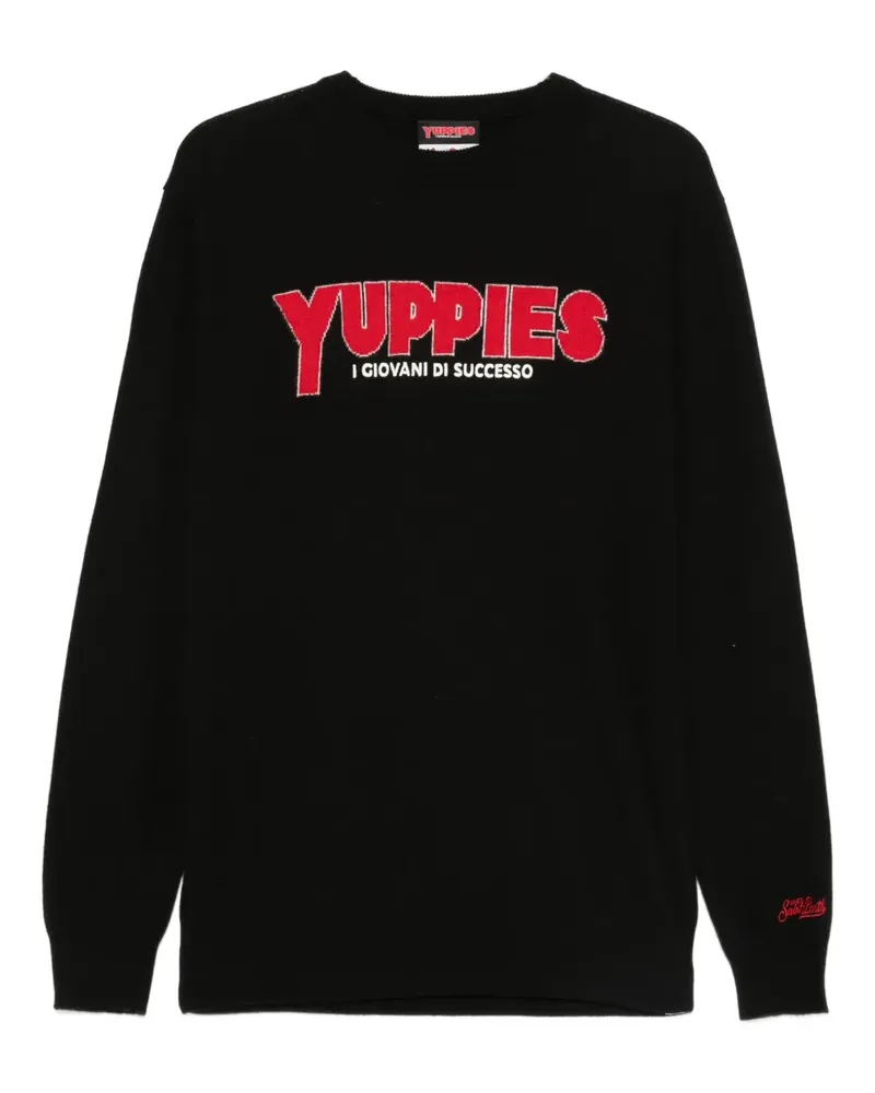 MC2 Saint Barth Pullover mit Rundhalsausschnitt - Schwarz Schwarz