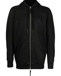 Boris Bidjan Saberi Ausgeblichener Hoodie Schwarz