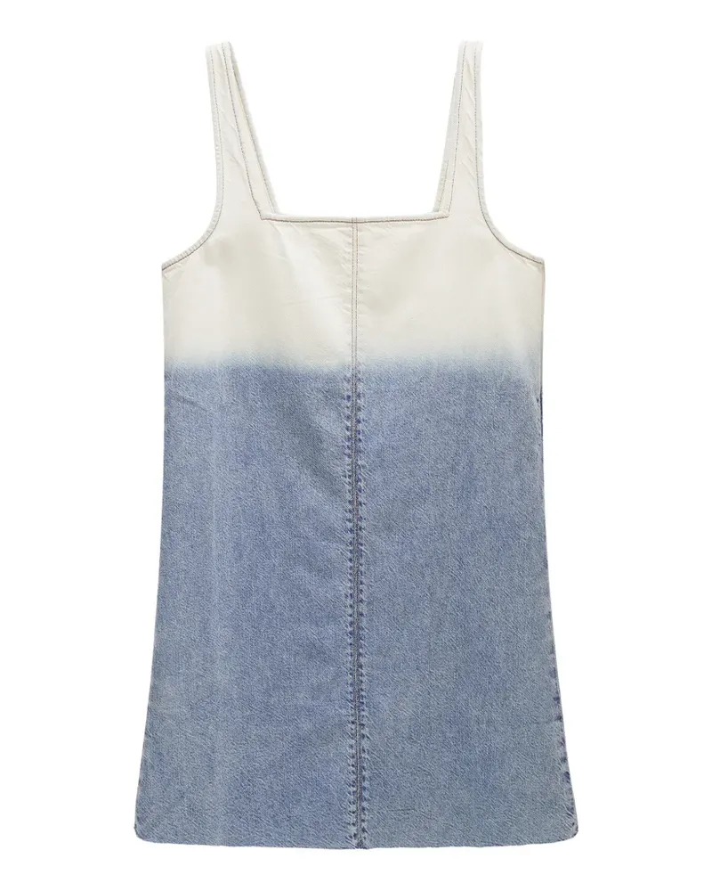 Rag & Bone Dip-Dye-Minikleid mit eckigem Ausschnitt - Blau Blau