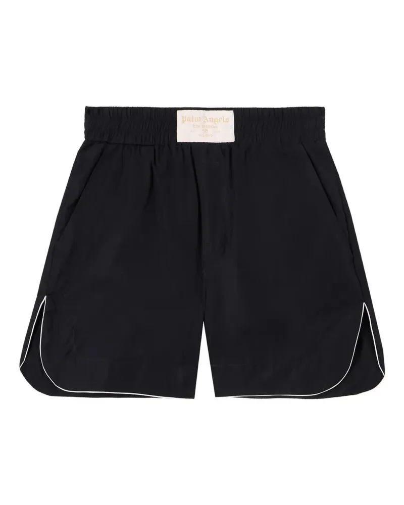 Palm Angels Shorts mit Logo - Schwarz Schwarz
