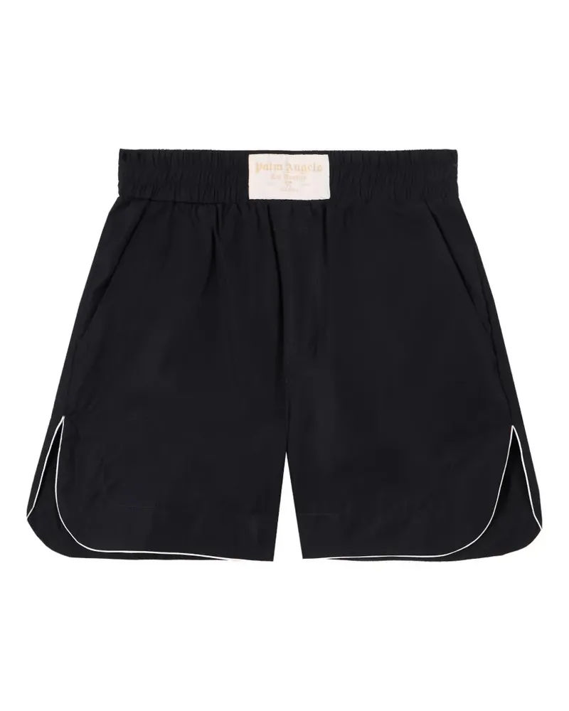 Palm Angels Shorts mit Logo - Schwarz Schwarz