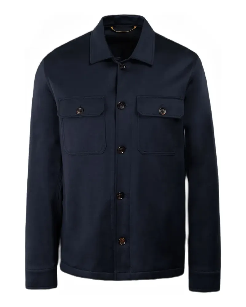 MOORER Kendal shirt - Blau Blau