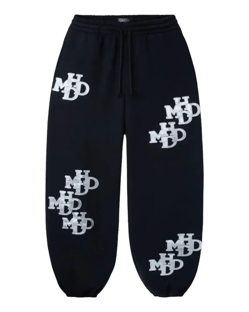 STADIUM GOODS Scrunch Patch Jogginghose - Schwarz Schwarz