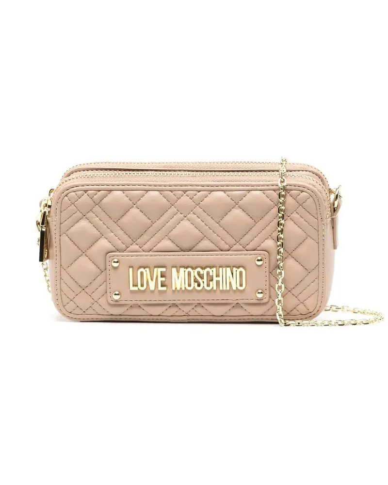 Moschino Gesteppte Umhängetasche - Rosa Rosa
