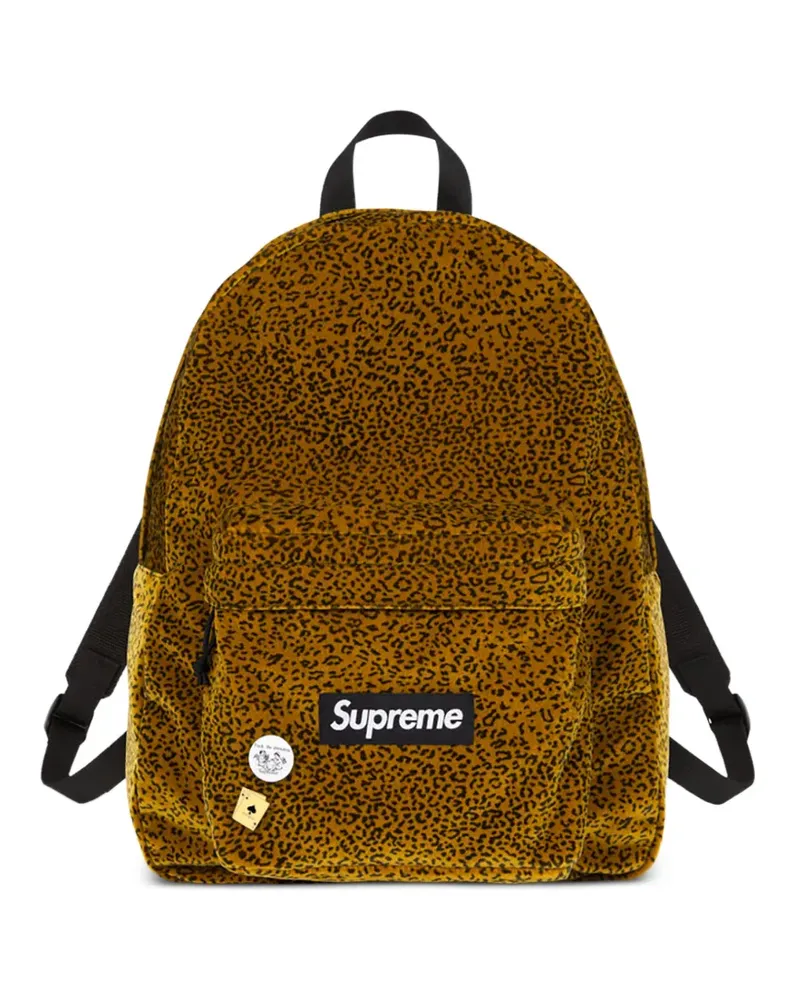 Supreme Being Rucksack mit Leoparden-Optik - Braun Braun