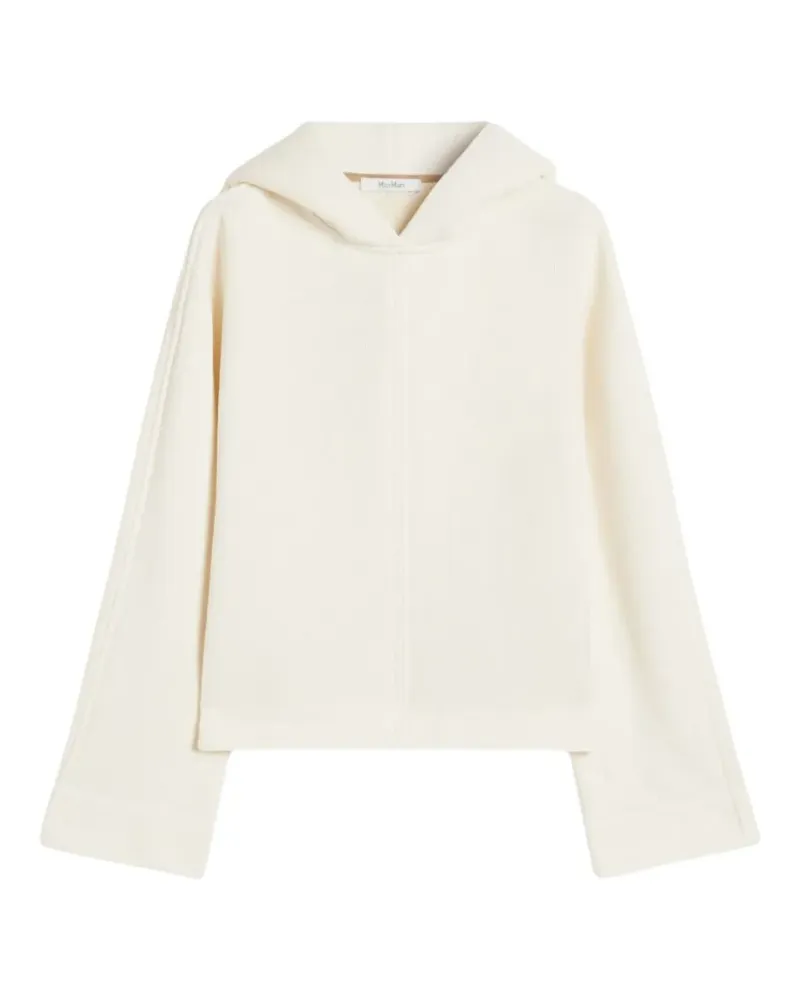Max Mara Hoodie mit Logo-Stickerei - Nude Nude
