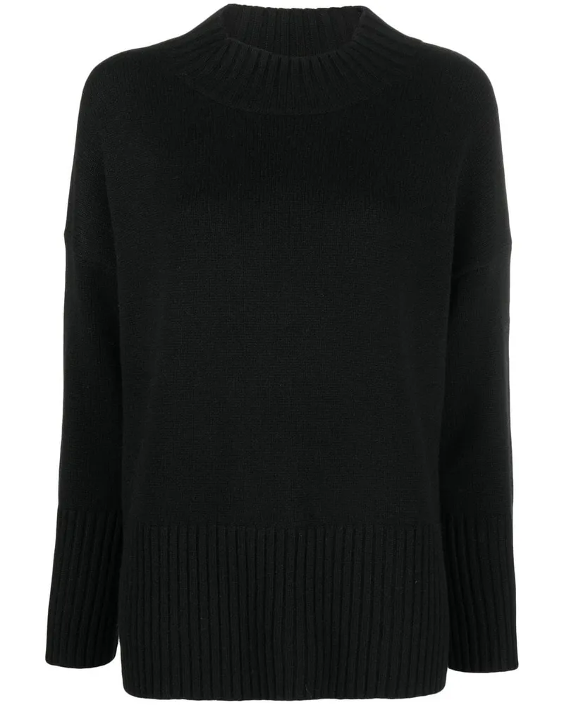 Chinti & Parker Klassischer Kaschmirpullover Schwarz