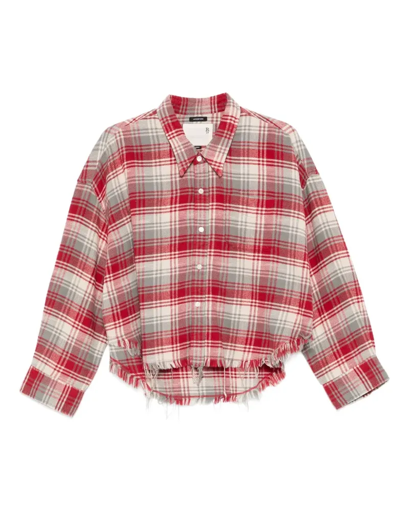 R13 plaid shirt - Rot Rot