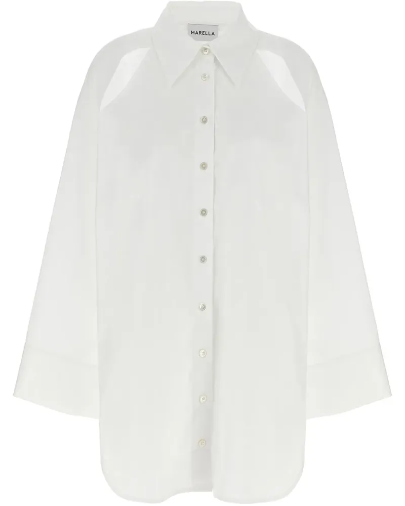 MARELLA x Emily Ratajkowski Capsule-Hemd - Weiß Weiß
