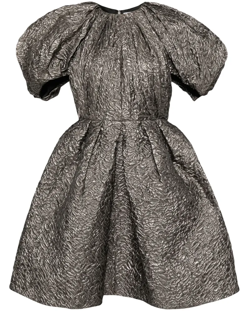 Dice Kayek Minikleid im Metallic-Look - Silber Silber