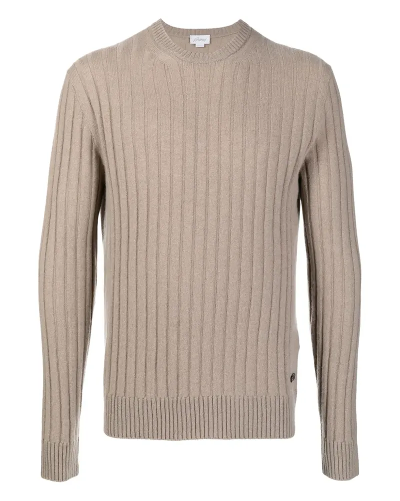 Brioni Gerippter Pullover - Nude Nude