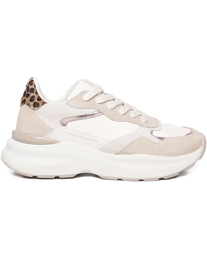 Crime Sneakers mit Leoparden-Einsätzen - Nude Nude