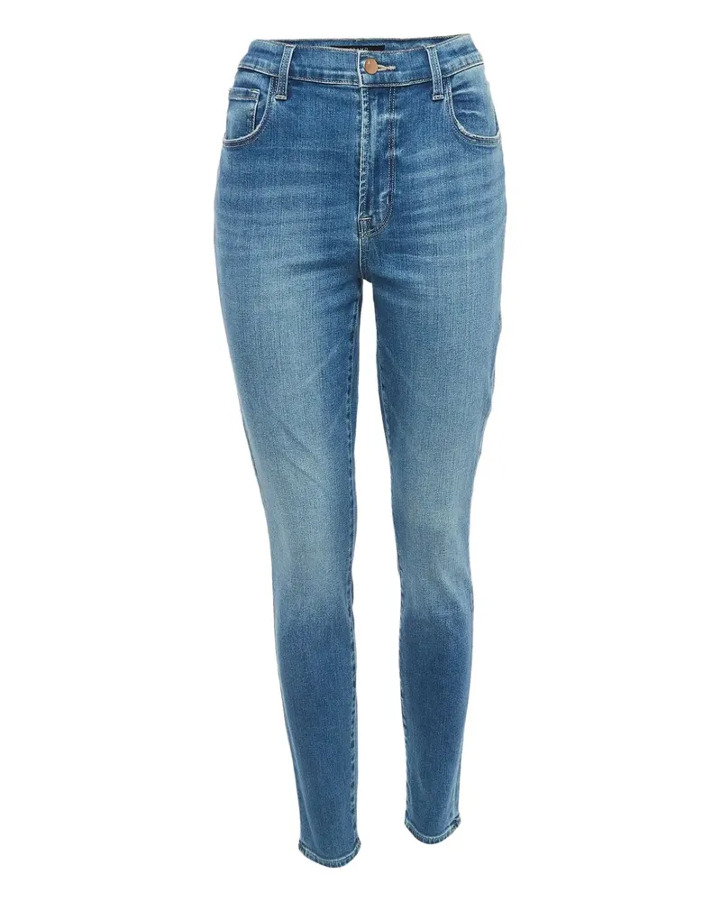 J Brand Skinny-Jeans mit hohem Bund - Blau Blau
