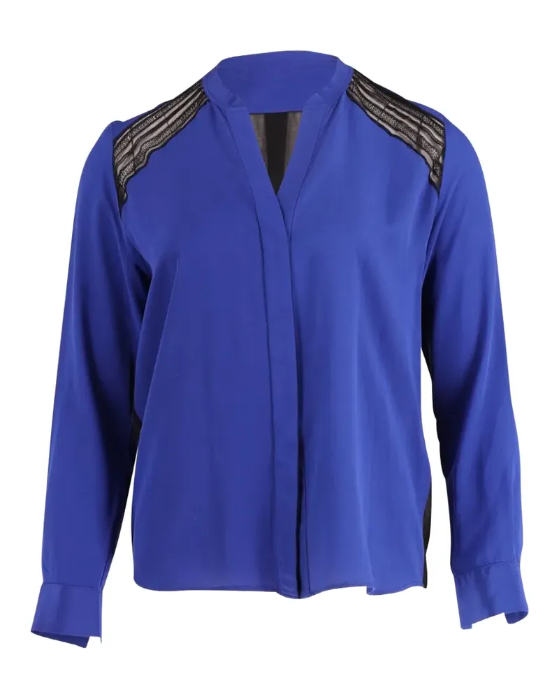 Sandro V-neck blouse - Blau Blau