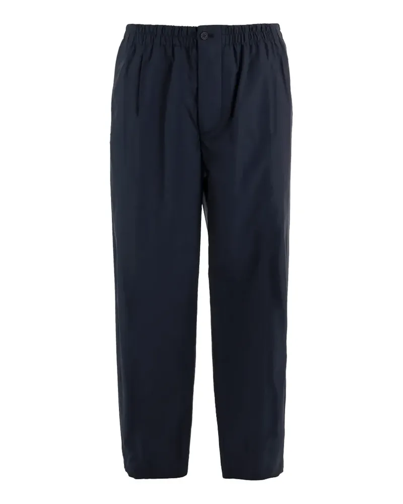 Giorgio Armani elastic-waist trousers - Blau Blau