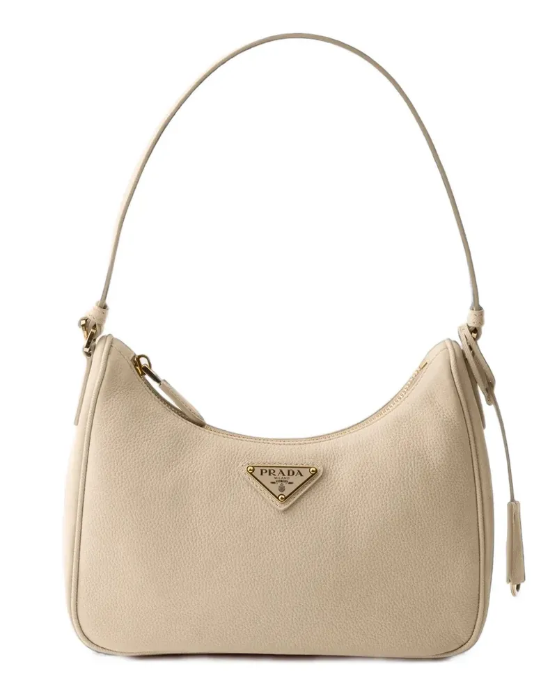 Prada Re-Edition 2005 Mini Schultertasche - Nude Nude