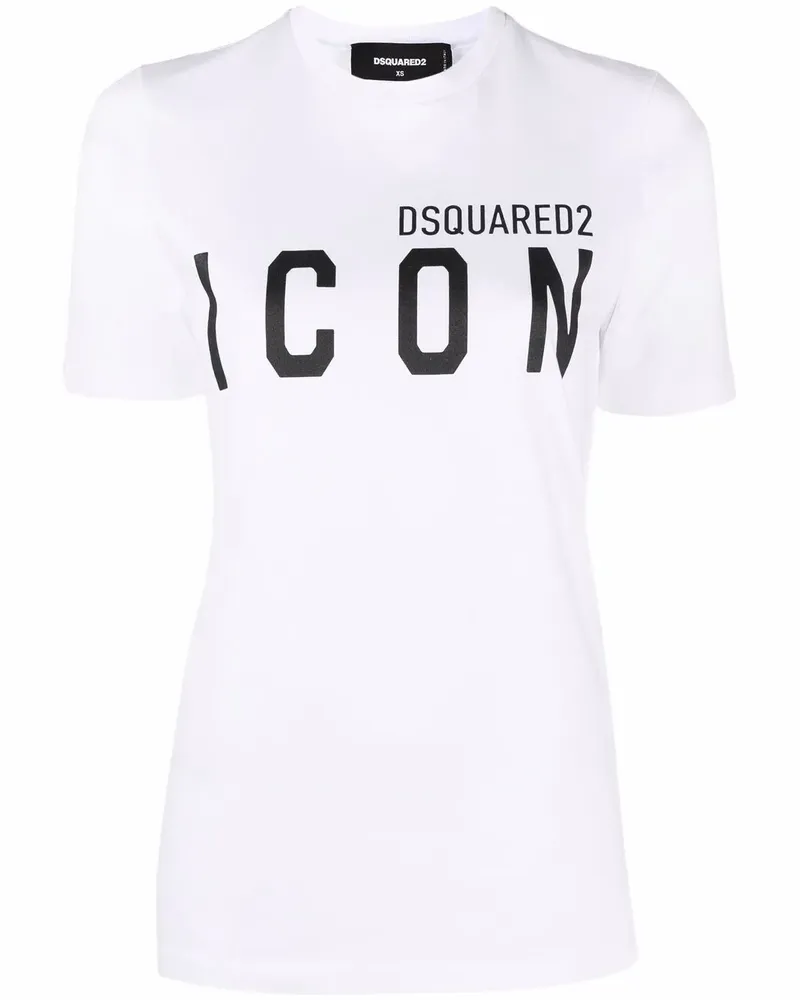 Dsquared2 T-Shirt mit Icon-Print - Weiß Weiß