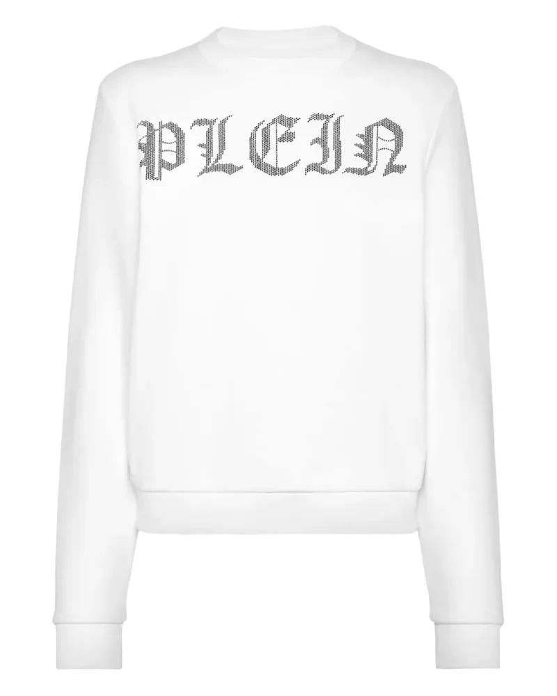 Philipp Plein logo-embellished sweatshirt - Weiß Weiß