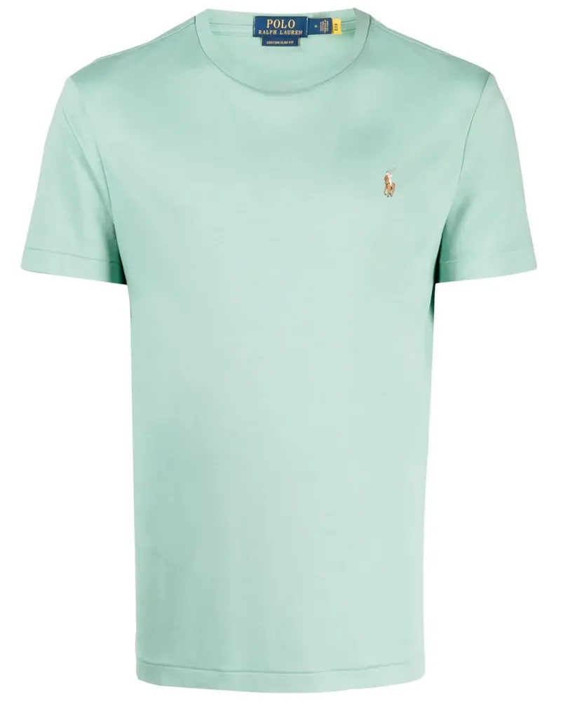 Ralph Lauren T-Shirt mit Polo Pony-Stickerei - Grün Grün