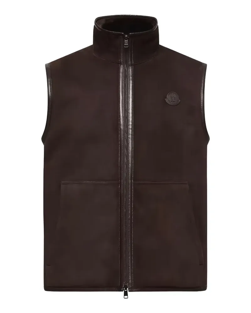Moncler Rysfen reversible down vest - Braun Braun