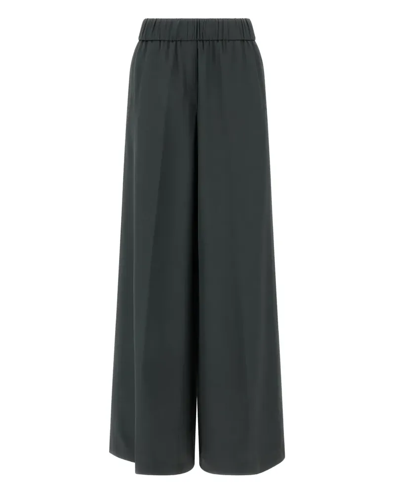 Peserico twill wide-leg trousers - Grau Grau