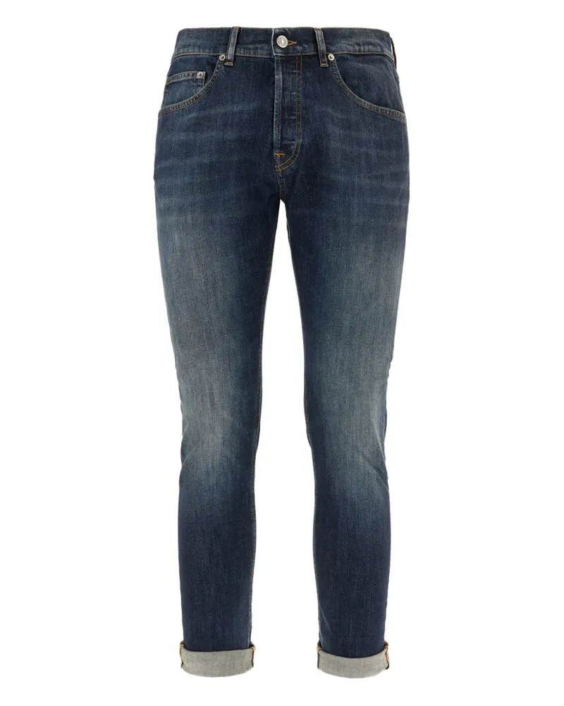 Dondup Jeans mit Umschlag - Blau Blau