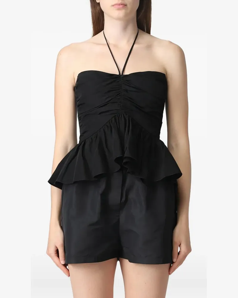 MSGM flared top - Schwarz Schwarz