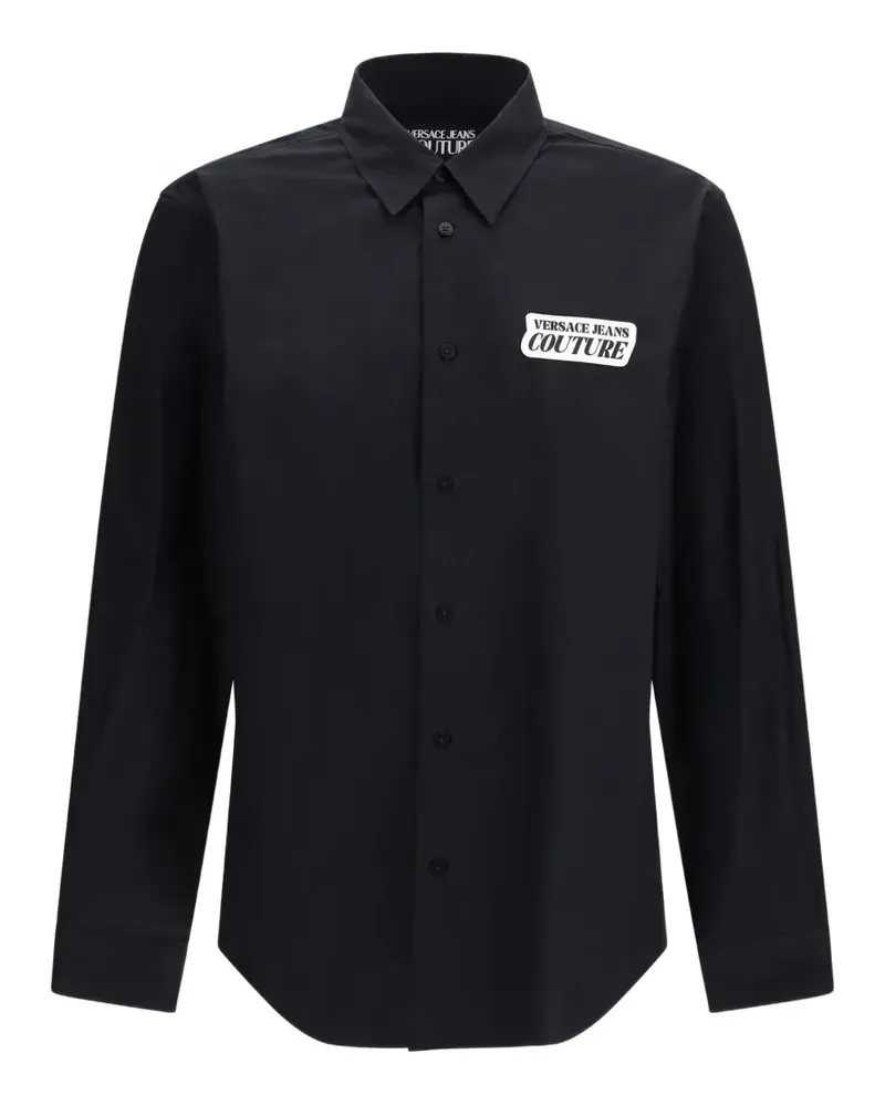 Versace Jeans Hemd mit Patches - Schwarz Schwarz