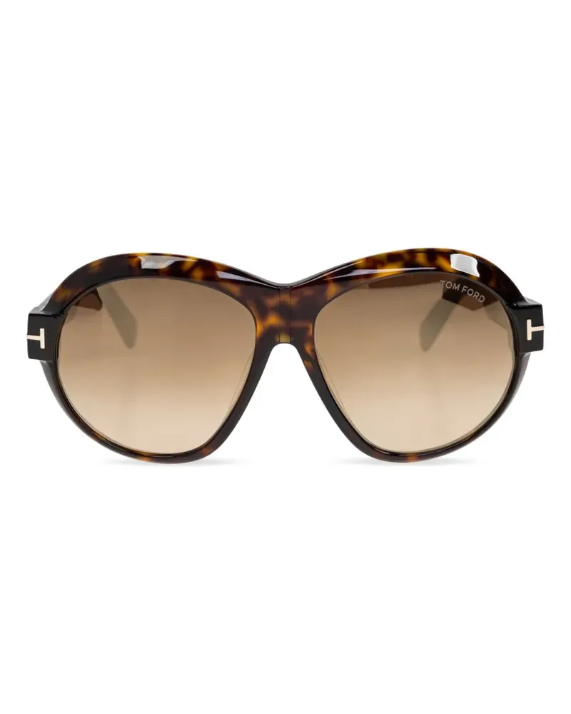 Tom Ford Sonnenbrille in Schildpattoptik - Braun Braun