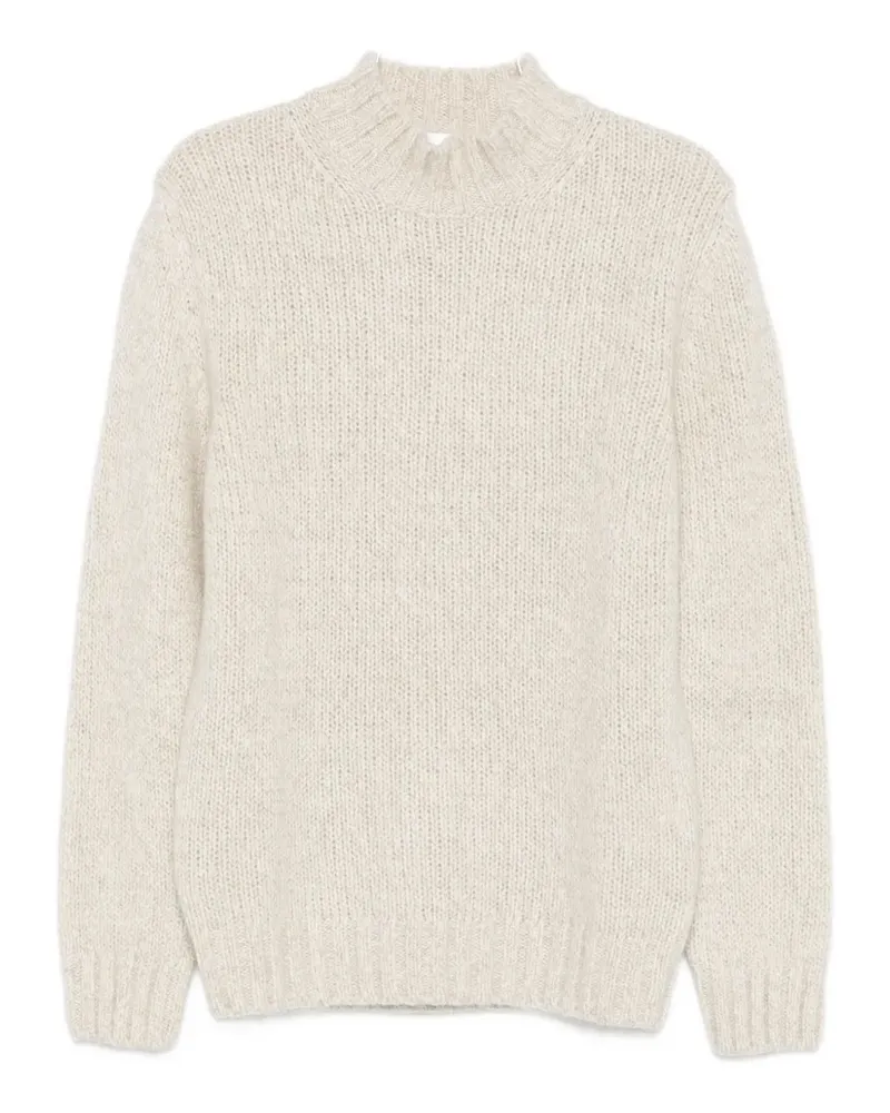 LARDINI virgin wool sweater - Nude Nude