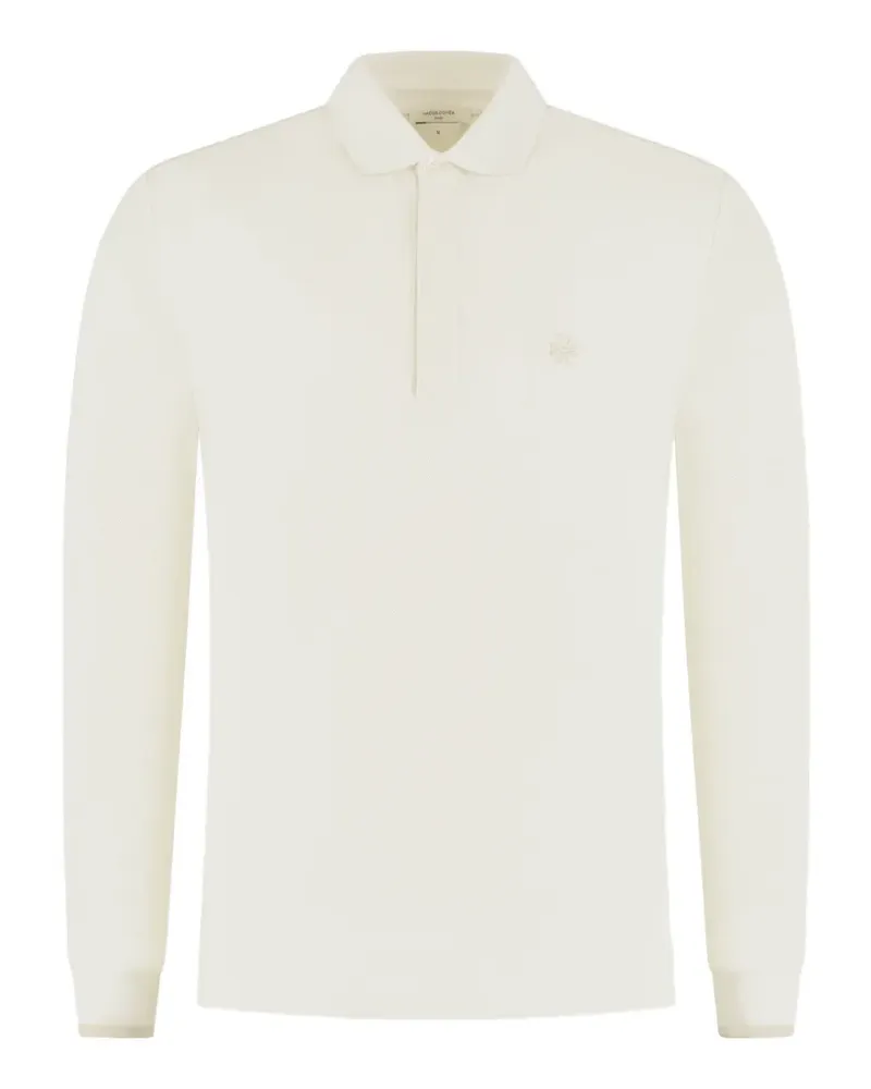 Jacob Cohën Poloshirt mit Logo-Stickerei - Nude Nude