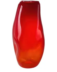 Alexa Lixfeld Meteroite Vase aus Glas Rot