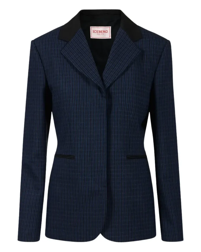 Iceberg single-breasted blazer - Blau Blau