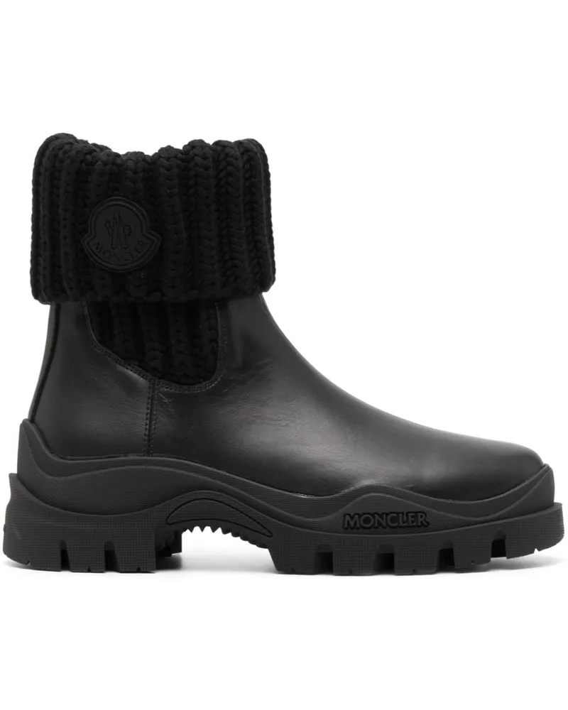 Moncler Larue Stiefel - Schwarz Schwarz
