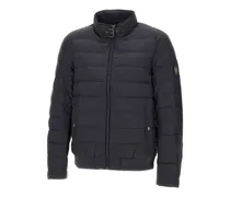 Steppjacke mit Reißverschluss - Blau