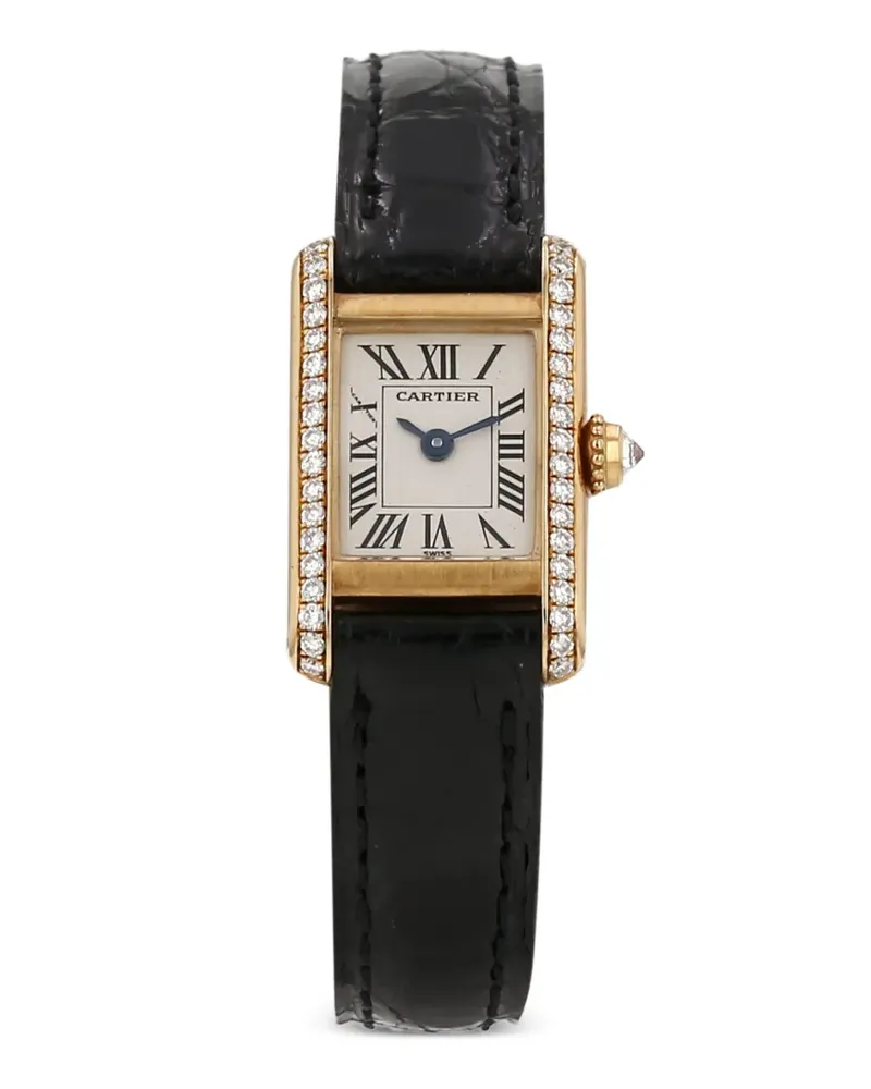 Cartier 1998 Mini Tank Armbanduhr 24mm - Weiß Weiß