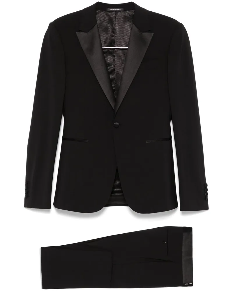 Emporio Armani Eleganter Anzug - Schwarz Schwarz