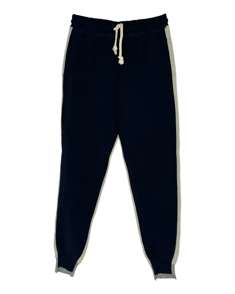 J.W.Anderson color-block drawstring track pants - Blau Blau