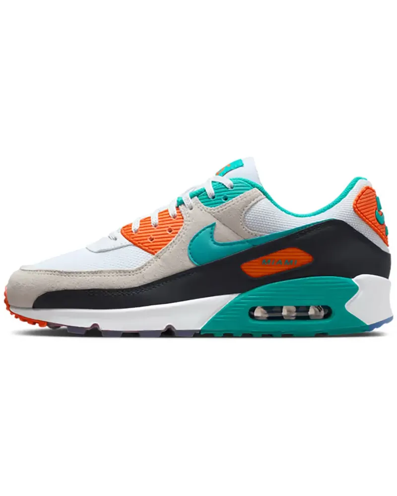 Nike Air Max 90 Sneakers mit Schnürung - Weiß Weiß