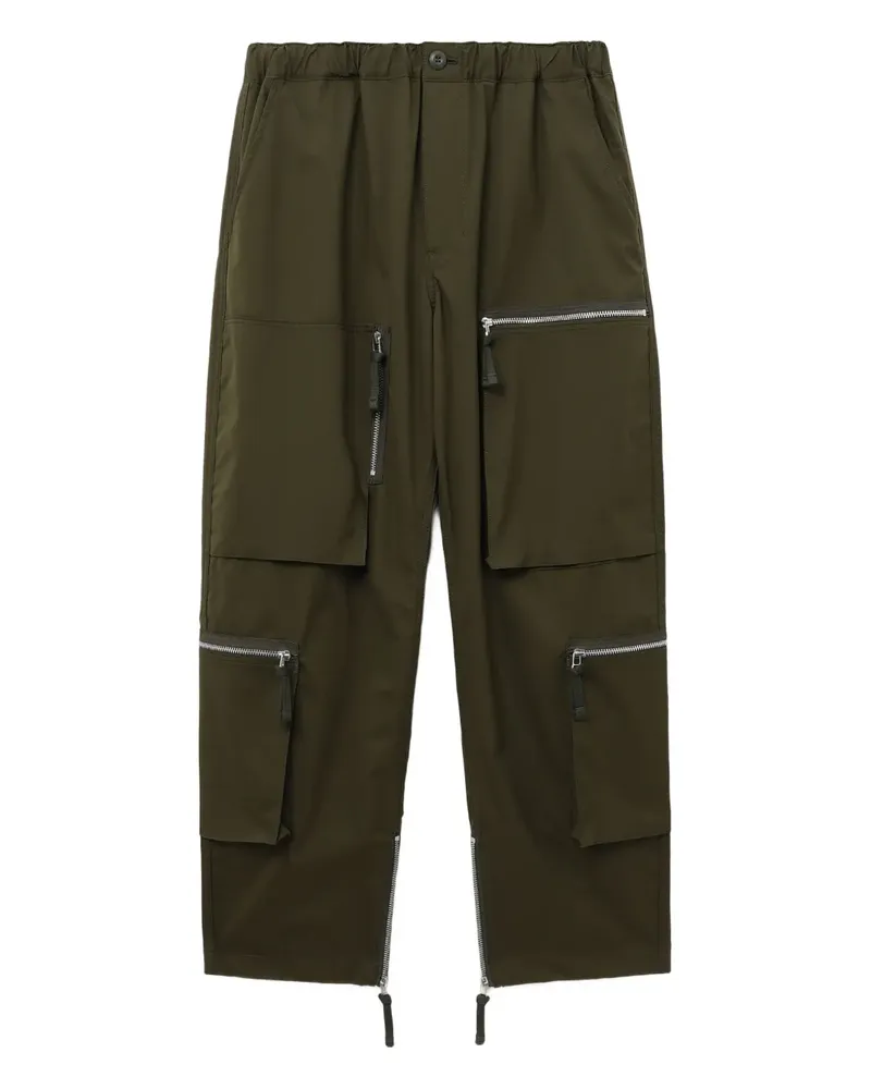Comme des Garçons Cargohose mit Reißverschlusstaschen - Grün Grün