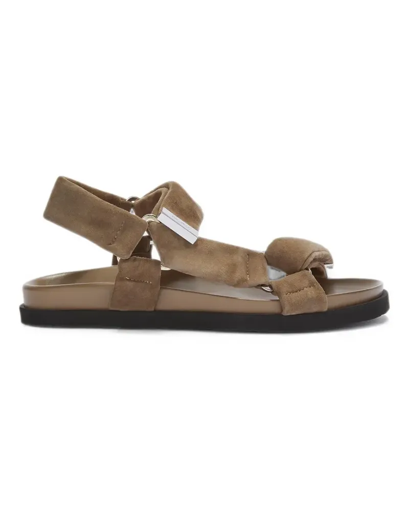 ATTICO Salinas Flatform-Sandalen - Grau Grau