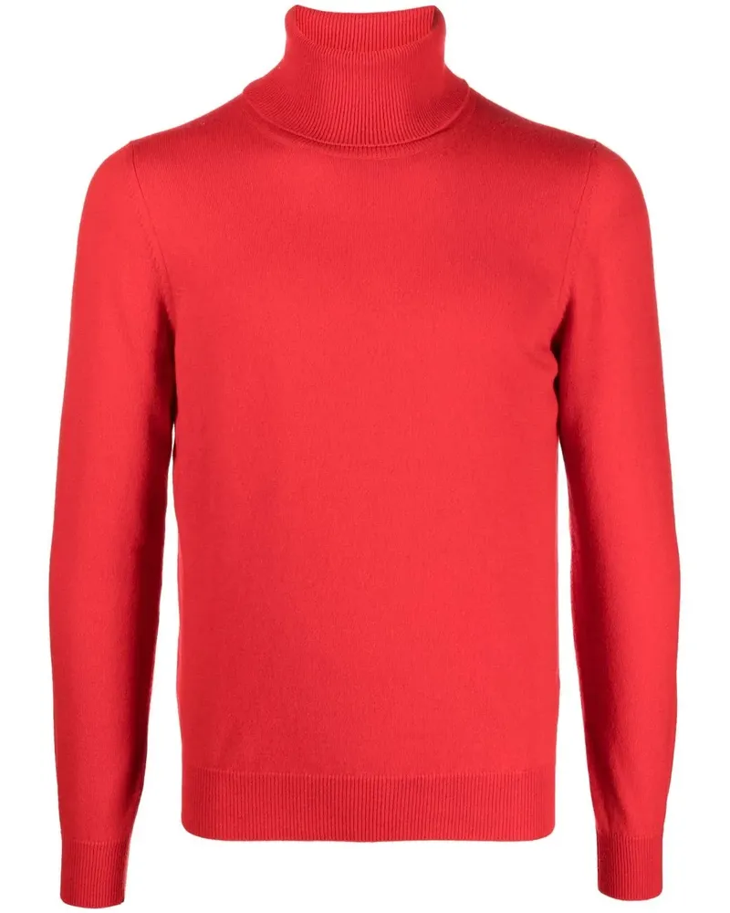 Malo Kaschmirpullover mit Rollkragen - Rot Rot