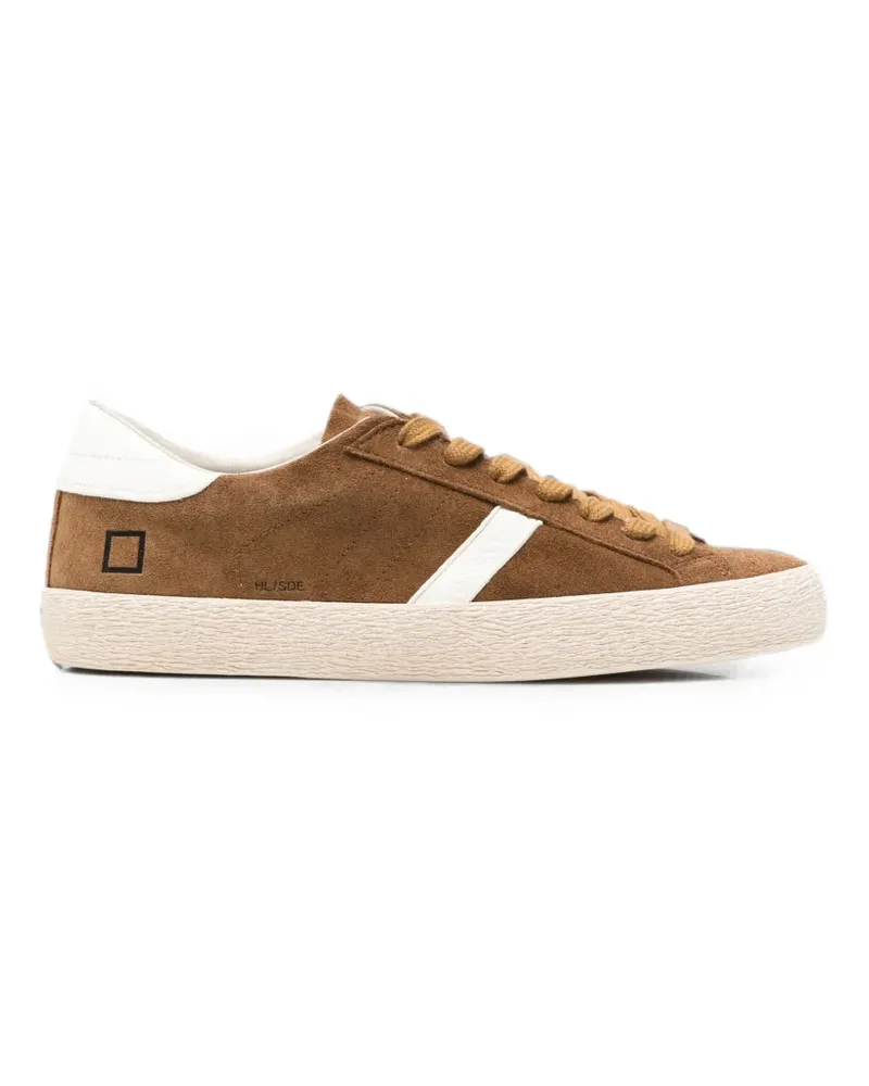 D.A.T.E. Hill suede logo-detail sneakers - Braun Braun