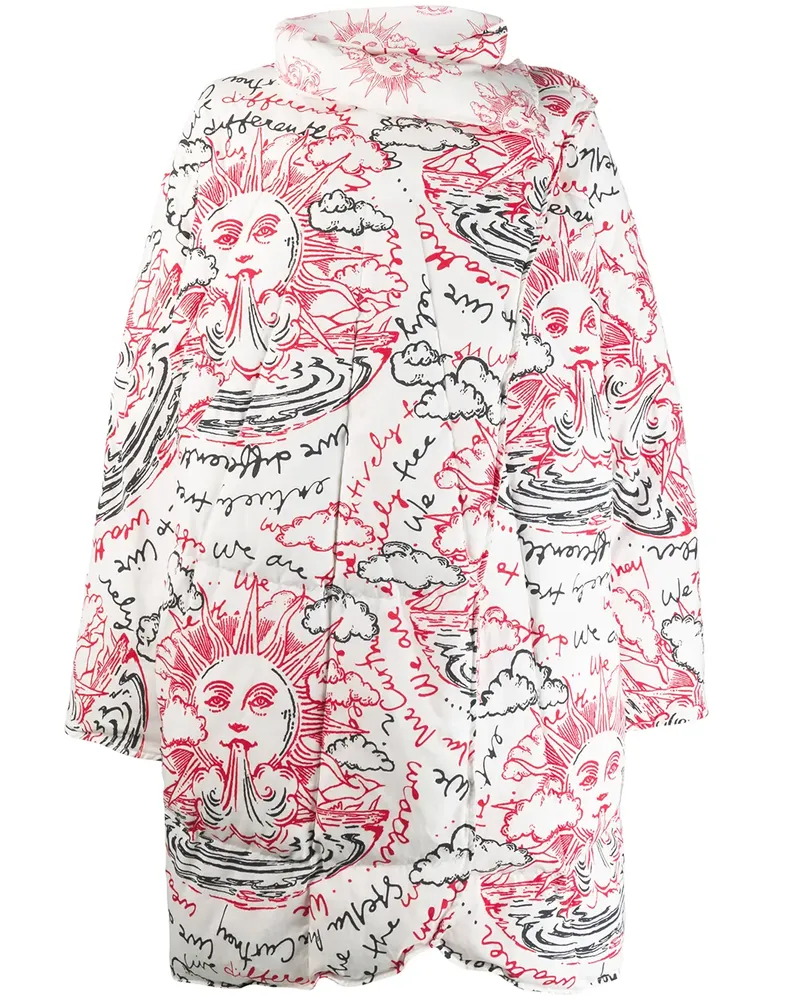 Stella McCartney We Are The Weather' Mantel - Weiß Weiß