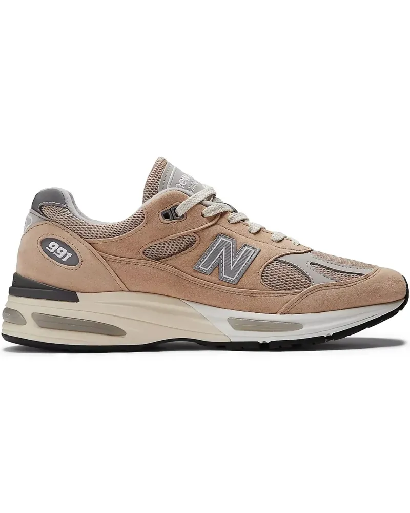 New Balance Made in UK 991v2 "Cuban Sand" Sneakers - Rosa Rosa