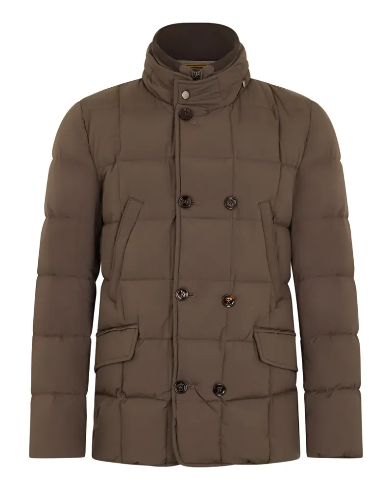 MOORER double-breasted padded jacket - Braun Braun