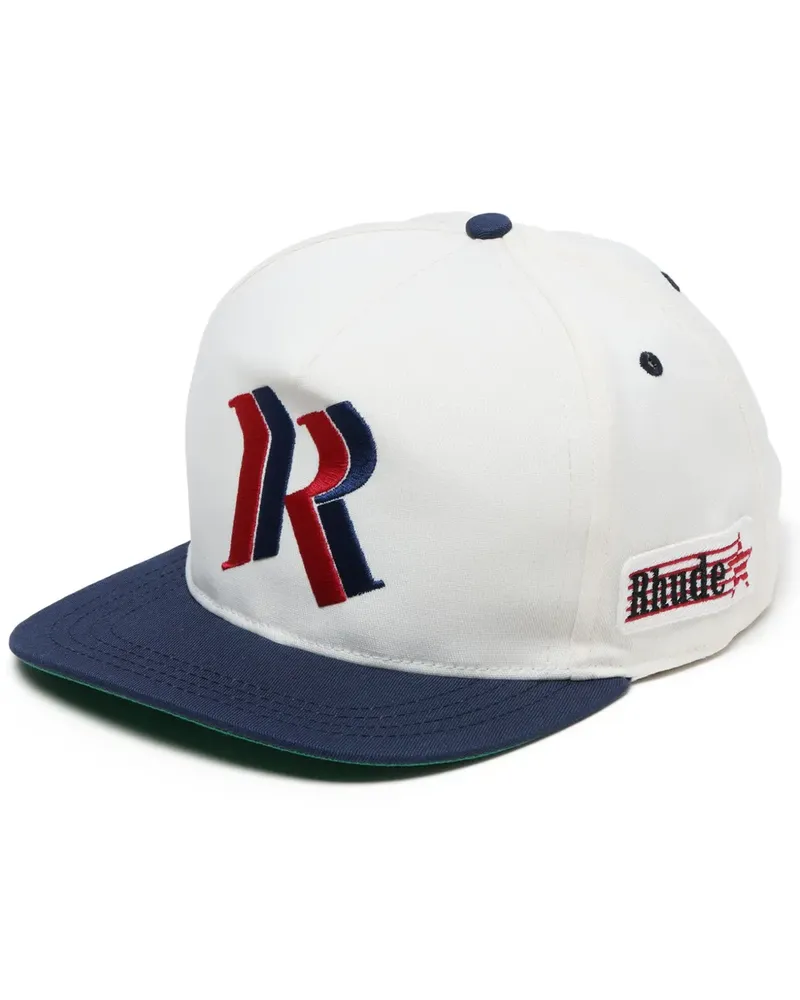RHUDE Double-R Baseballkappe - Weiß Weiß