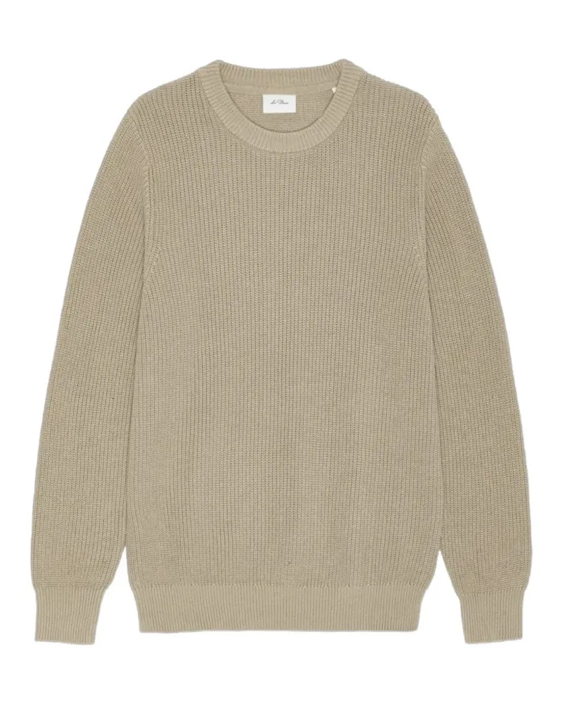 LES DEUX ribbed-knit sweater - Nude Nude