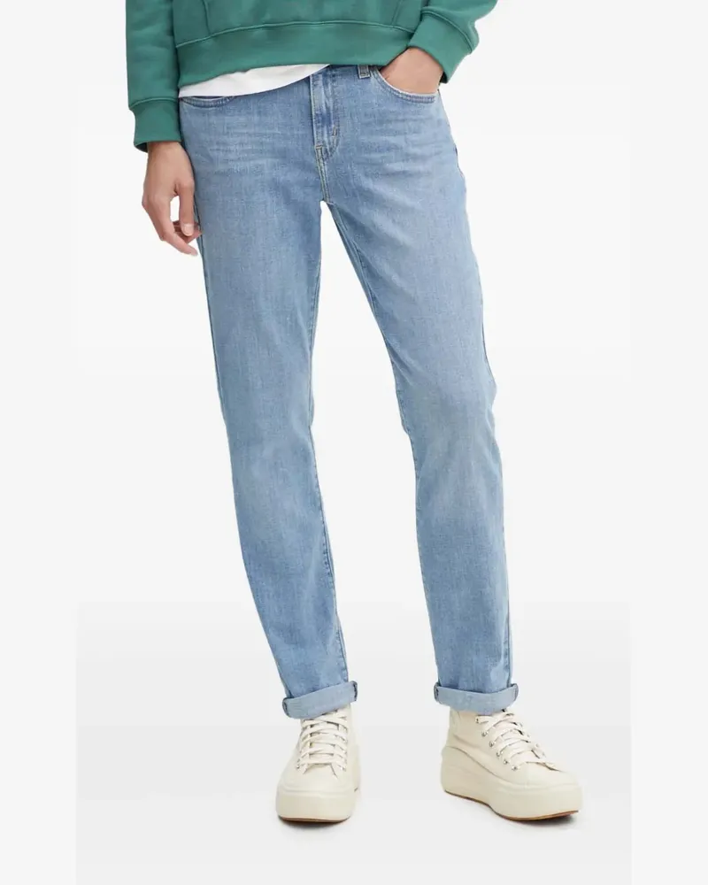 Levi's Jeans mit Logo-Patch - Blau Blau